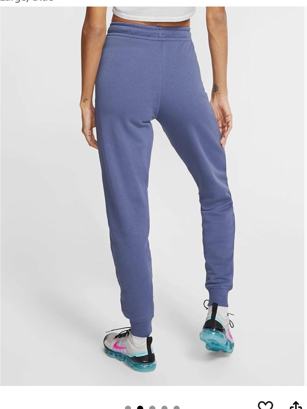 Nike Women's Sportswear Essential Fleece Pants Jogger Women’s Medium - Picture 2 of 11
